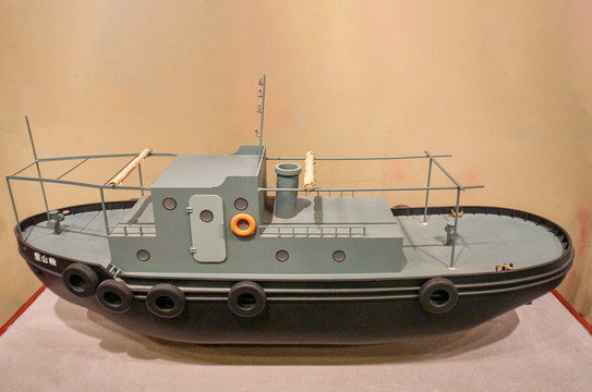 中国救捞系统第一艘拖船模型