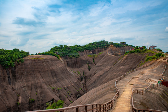 航拍湖南郴州高椅岭景区