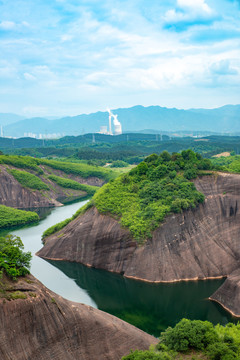 航拍湖南郴州高椅岭景区