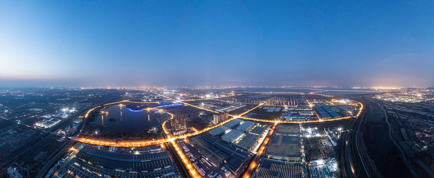 胶州上合示范区夜景