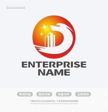 J字母祥龙房产地产LOGO