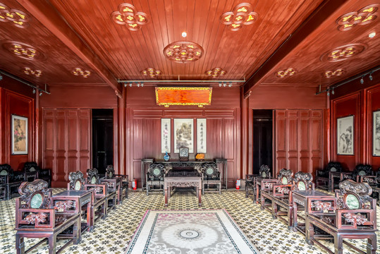 中式大堂客厅内景
