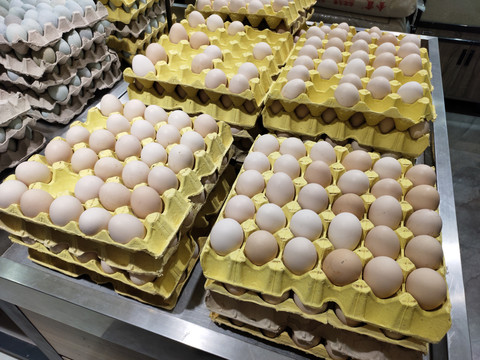 超市里的鸡蛋