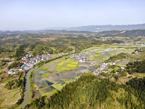 山川丘陵农业种植农田