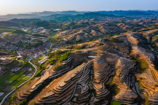 鲁中梯田