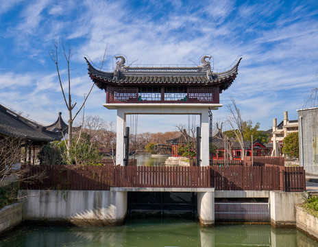 仿古水闸门