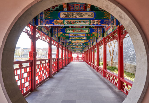 经典中式长廊