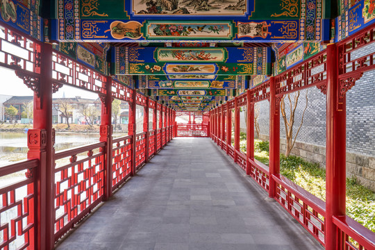 经典中式长廊