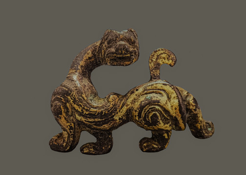 汉代青铜螭龙