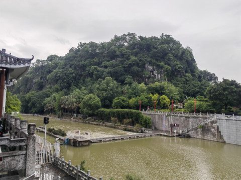 桂林山水城市景观