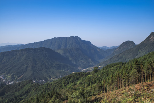 山山脉山区生态森林森林覆盖