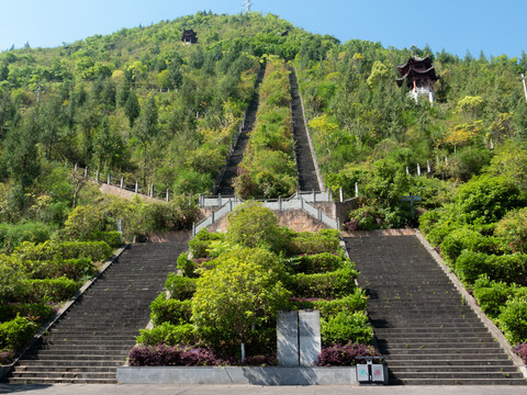 重庆市巫山县朝云公园登山梯道