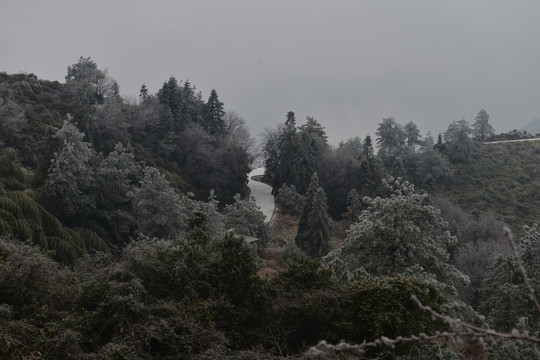 冬日中的云台山