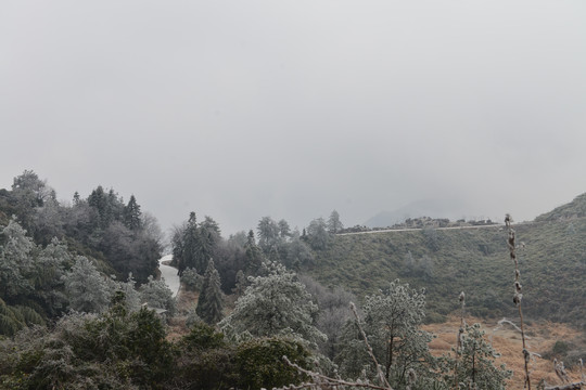 冬日中的云台山