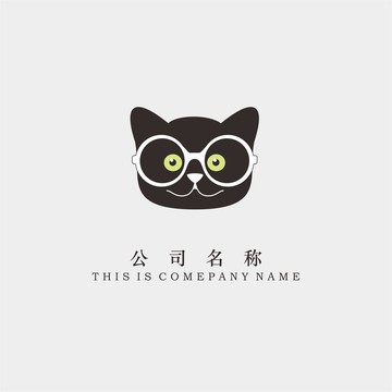 猫咪标志logo