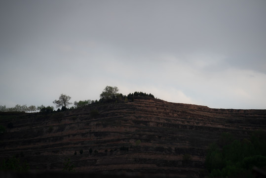 甘肃天水秦安县王甫乡乡村风景