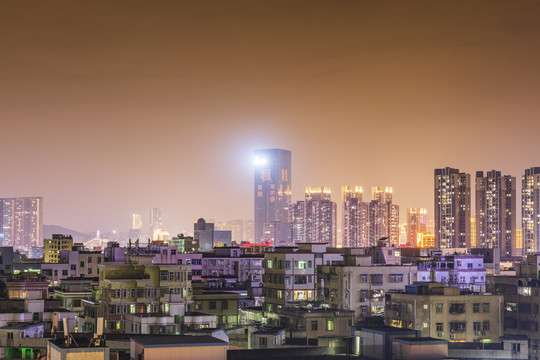 深圳市龙岗区南联夜景