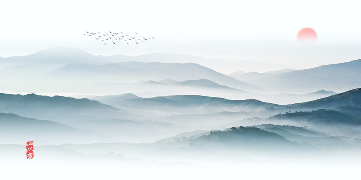 山水装饰画