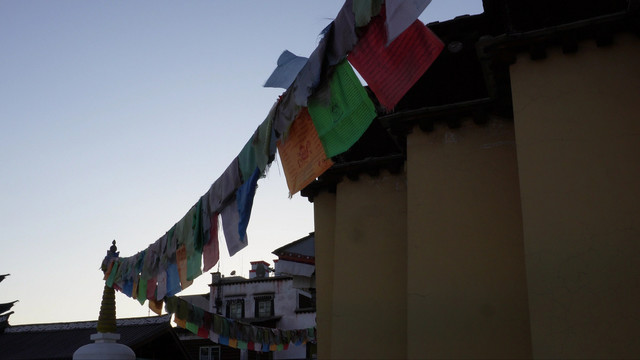 经幡藏族西藏布达拉宫