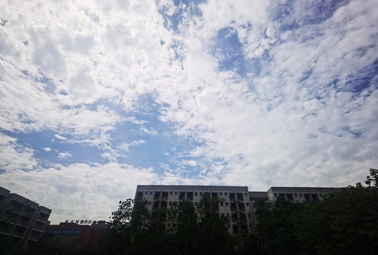 蓝天白云