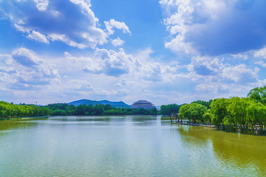 湖景