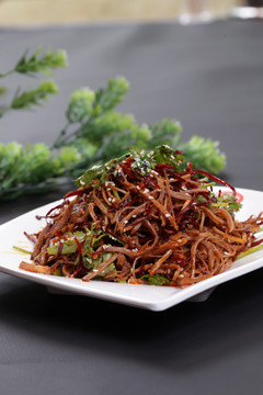 香辣牛肉丝