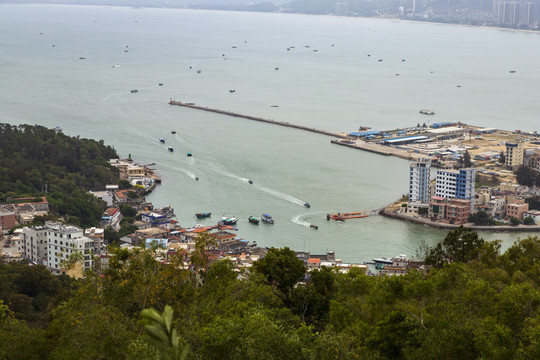 双月湾大海风景