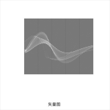 动感镂空图案