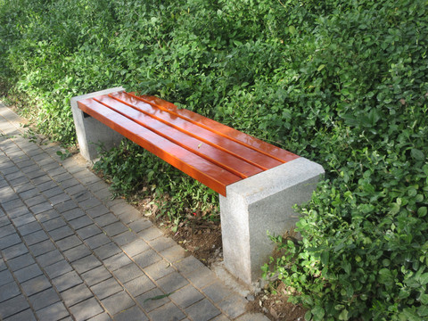 防腐木景观休闲椅