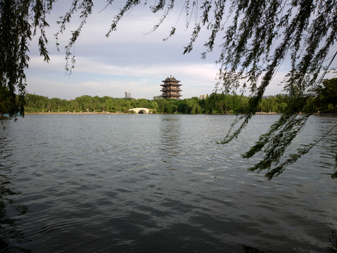 大明湖风景