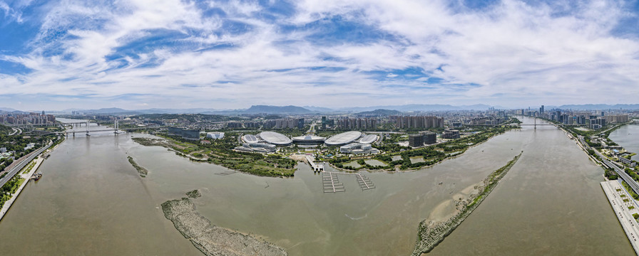 福建福州闽江风光