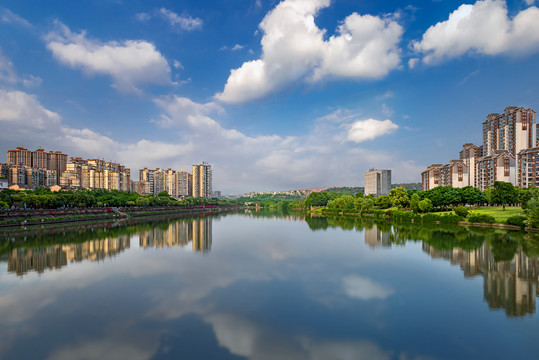 眉山城市建筑风光