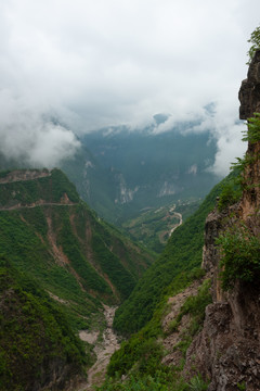 重庆巫山下庄美丽的自然风光