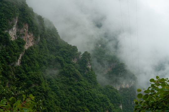 重庆巫山下庄美丽的自然风光