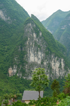 重庆巫山下庄美丽的风光