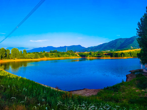 农村山水田园风景