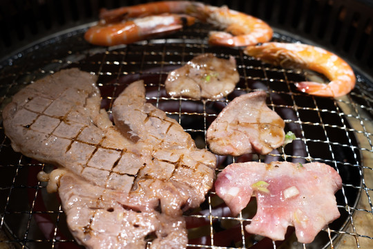 日式和牛海鲜烤肉
