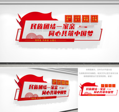 民族团结文化墙