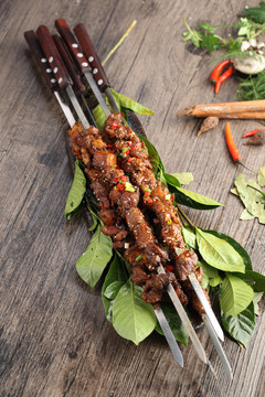 烤牛肉串