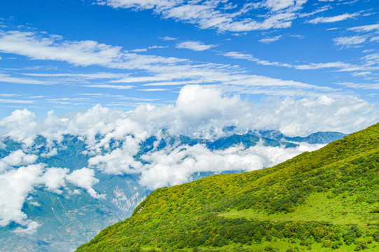 四川九顶山风光