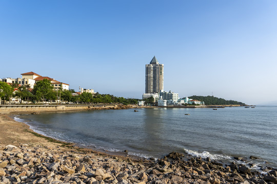 青岛海岸线海洋海景