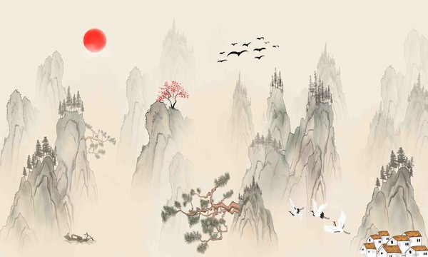 写意山水画