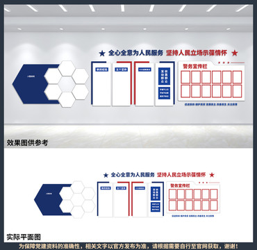 警务宣传栏派出所公安文化墙