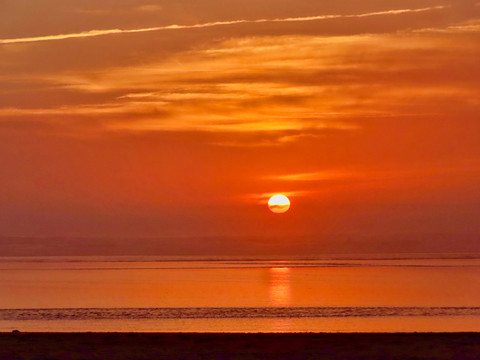 夕阳与落日余晖