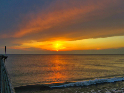 夕阳与落日余晖