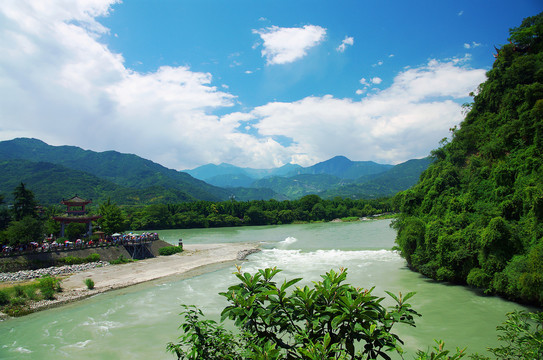 都江堰风光