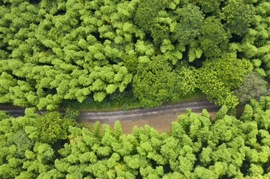 杭州富阳黄公望隐居地航拍