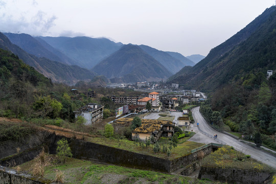 老北川地震遗址