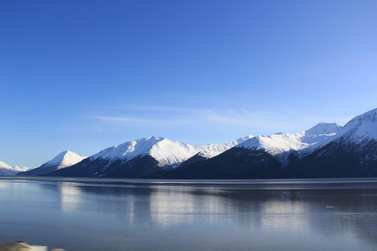 阿拉斯加雪山