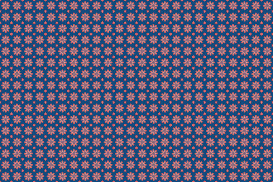 红色花纹